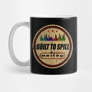 Graphic Built To Spill Name Retro Distressed Cassette Tape Vintage Mug